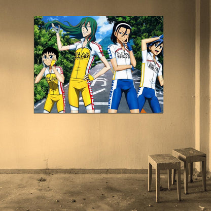Yowamushi Pedal Grande Road Characters Anime Manga Art Wall Art Print Poster