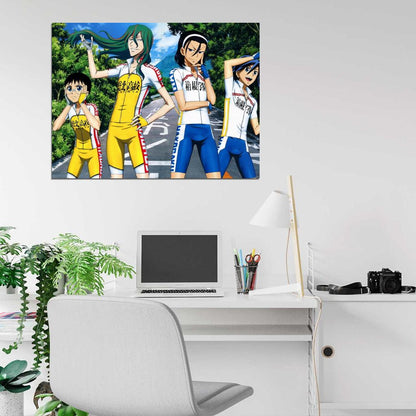Yowamushi Pedal Grande Road Characters Anime Manga Art Wall Art Print Poster