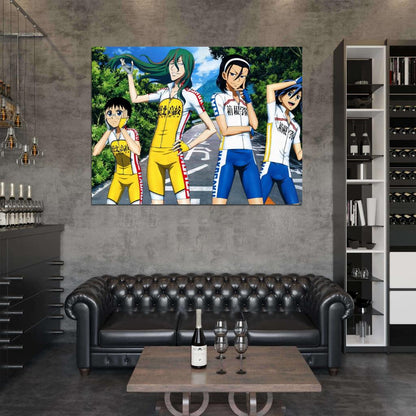 Yowamushi Pedal Grande Road Characters Anime Manga Art Wall Art Print Poster