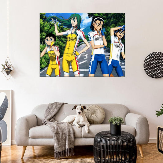 Yowamushi Pedal Grande Road Characters Anime Manga Art Wall Art Print Poster