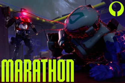 Marathon Game UESC Robot Bot Cinematic Wall Art Print Poster