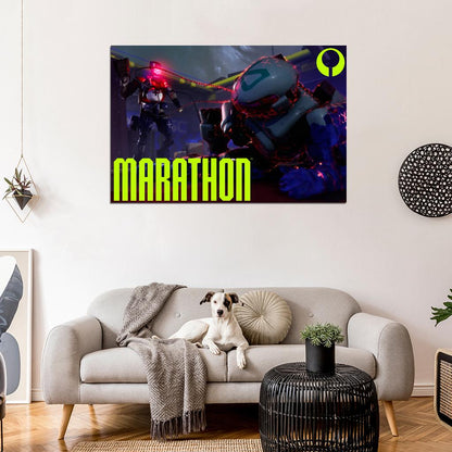 Marathon Game UESC Robot Bot Cinematic Wall Art Print Poster