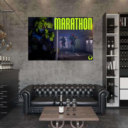 Marathon Game Recon Blackbird Runner Shell Wall Art Print Poster