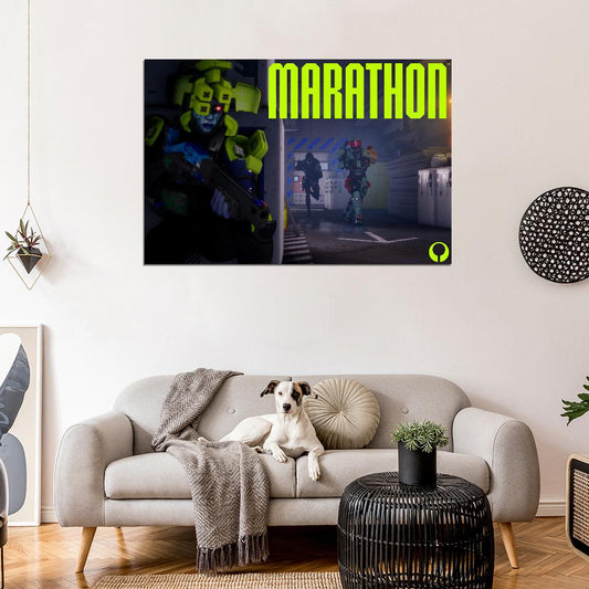 Marathon Game Recon Blackbird Runner Shell Wall Art Print Poster