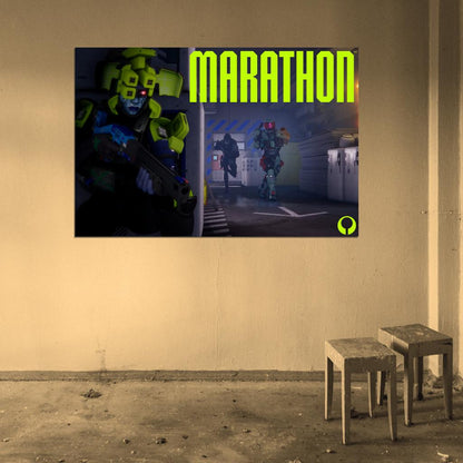 Marathon Game Recon Blackbird Runner Shell Wall Art Print Poster