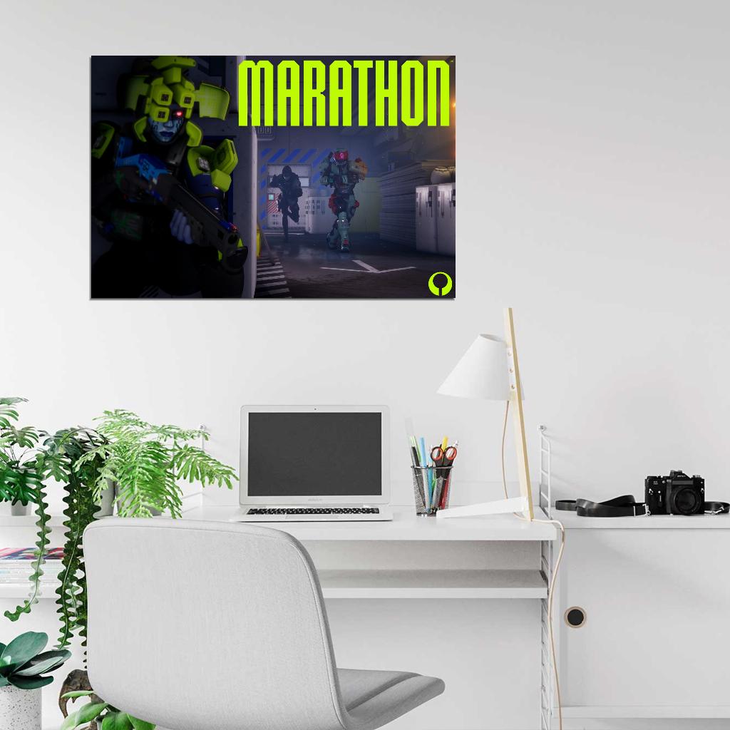 Marathon Game Recon Blackbird Runner Shell Wall Art Print Poster