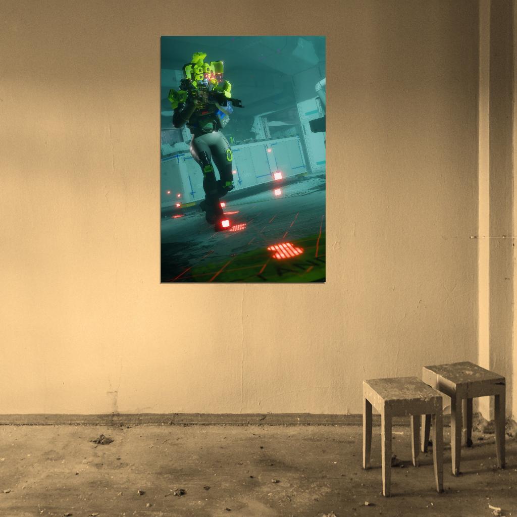 Marathon Game Recon Runner Shell Cinematic Wall Art Print Poster
