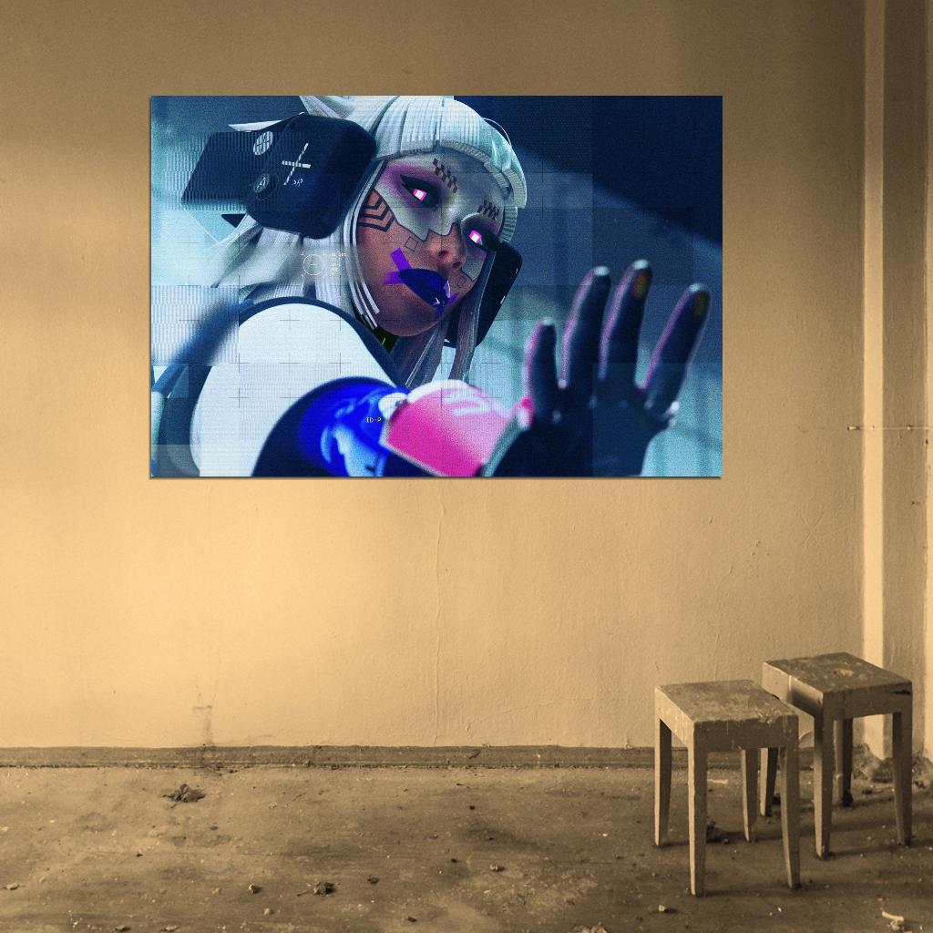 Marathon Game Vandal Glitch Runner Shell Cinematic Wall Art Print Poster
