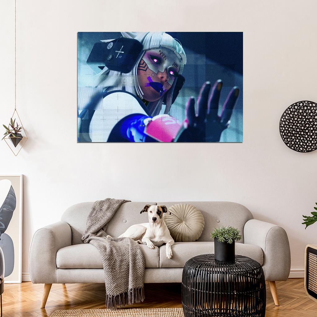 Marathon Game Vandal Glitch Runner Shell Cinematic Wall Art Print Poster