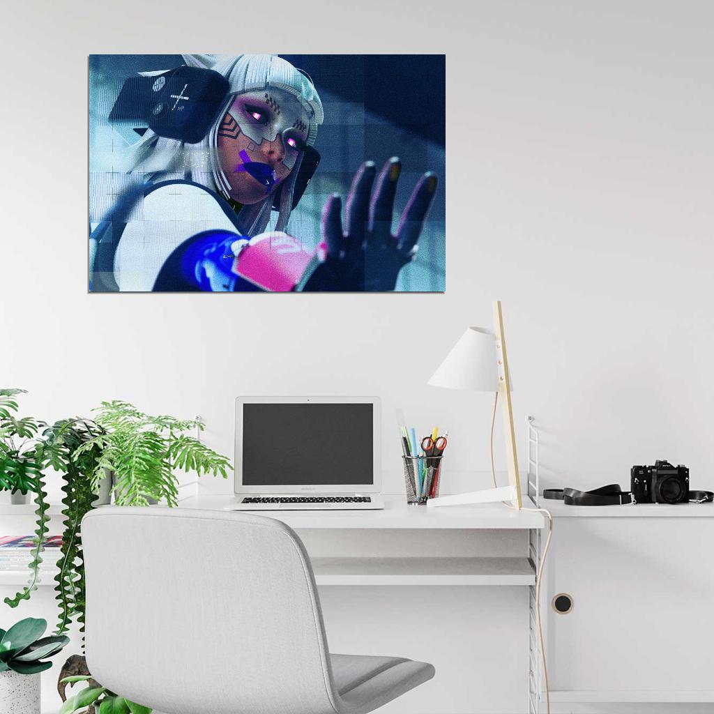 Marathon Game Vandal Glitch Runner Shell Cinematic Wall Art Print Poster