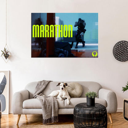 Marathon Game Triage Runner Shell Cinematic Wall Art Print Poster