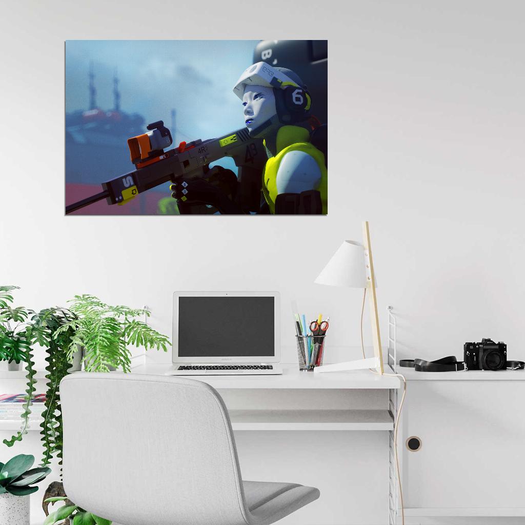 Marathon Game Thief Icon Sniper Cinematic Wall Art Print Poster
