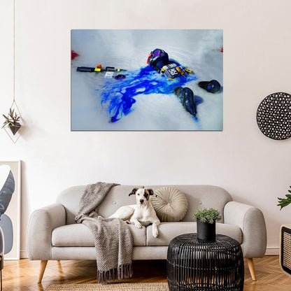 Marathon Game Cinematic Water Blue UESC Wall Art Print Poster