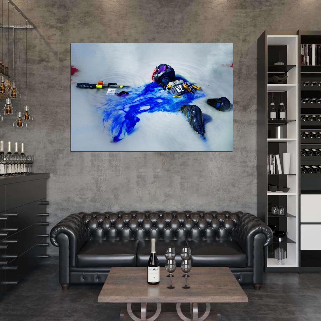 Marathon Game Cinematic Water Blue UESC Wall Art Print Poster