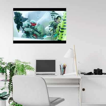 Marathon Game Cinematic Runners Shells Wall Art Print Poster