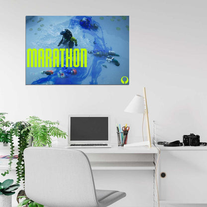 Marathon Game Rook Cinematic UESC Robot Bot Wall Art Print Poster