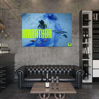 Marathon Game Rook Cinematic UESC Robot Bot Wall Art Print Poster