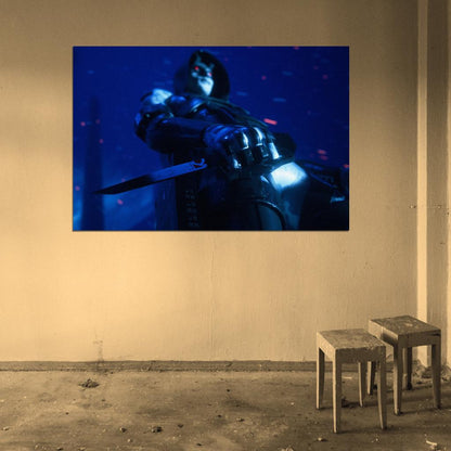 Marathon Game Epic Cinematic Asassin Knife Hood Wall Art Print Poster