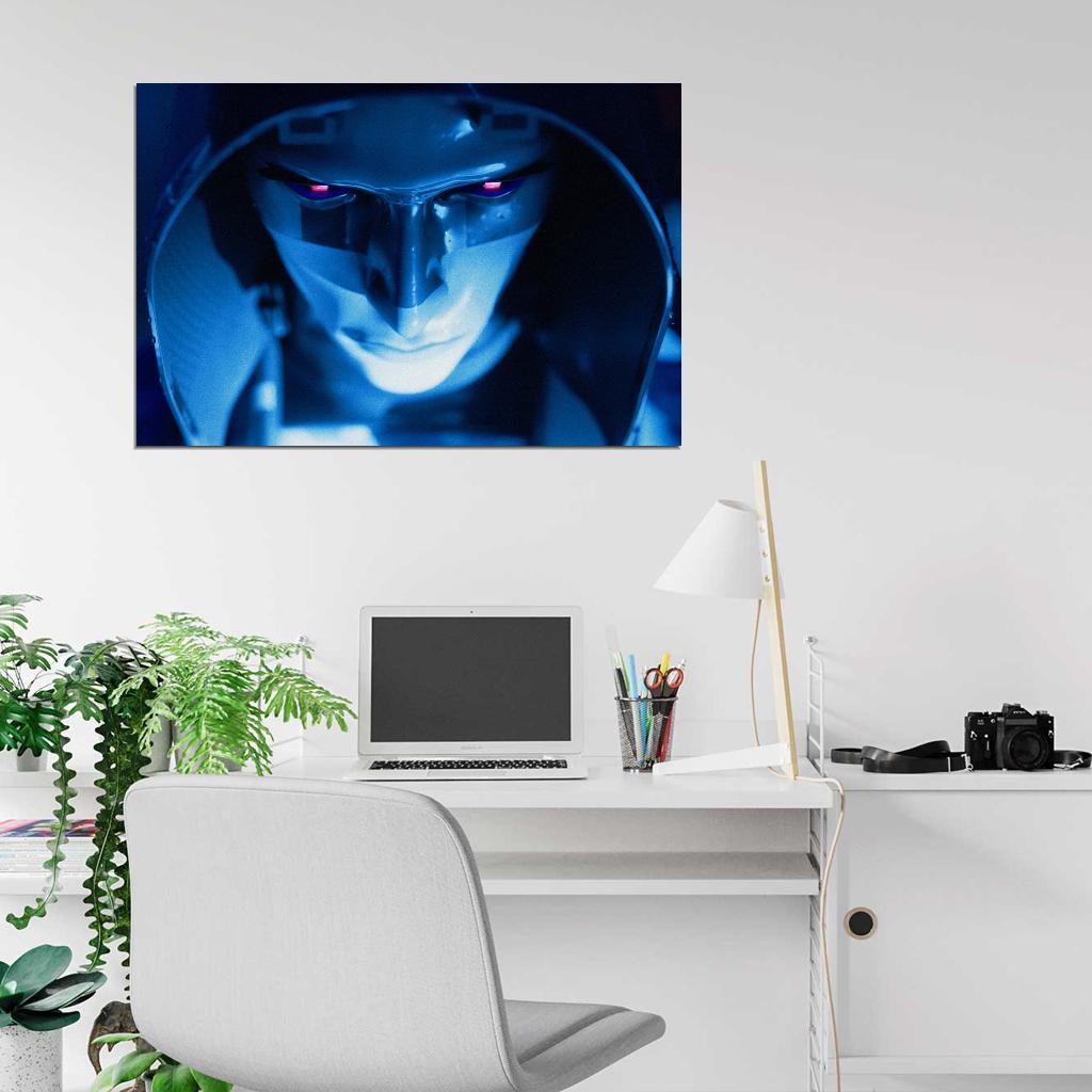 Marathon Game Asassin Void Hood Cinematic Portrait Wall Art Print Poster