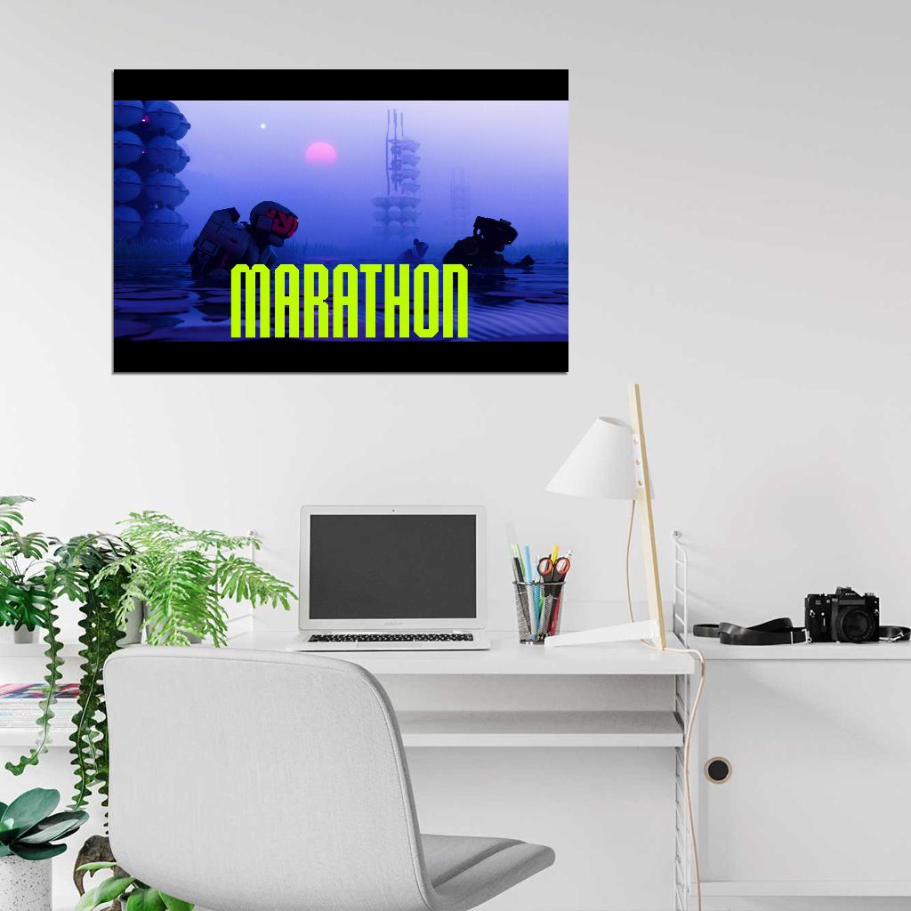 Marathon Game Tau Ceti IV  Cinematic Wall Art Print Poster