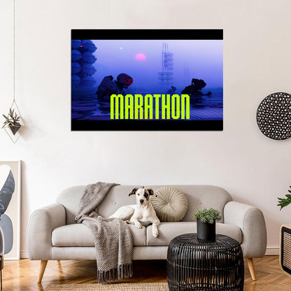 Marathon Game Tau Ceti IV  Cinematic Wall Art Print Poster