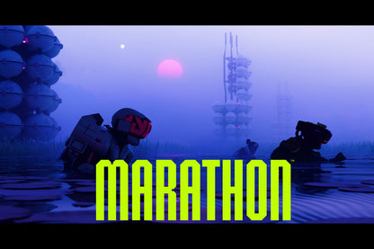 Marathon Game Tau Ceti IV  Cinematic Wall Art Print Poster