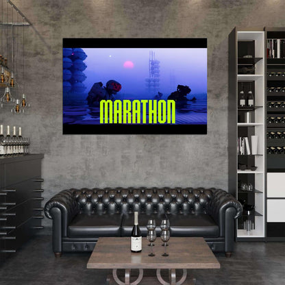 Marathon Game Tau Ceti IV  Cinematic Wall Art Print Poster
