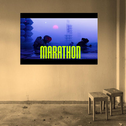 Marathon Game Tau Ceti IV  Cinematic Wall Art Print Poster