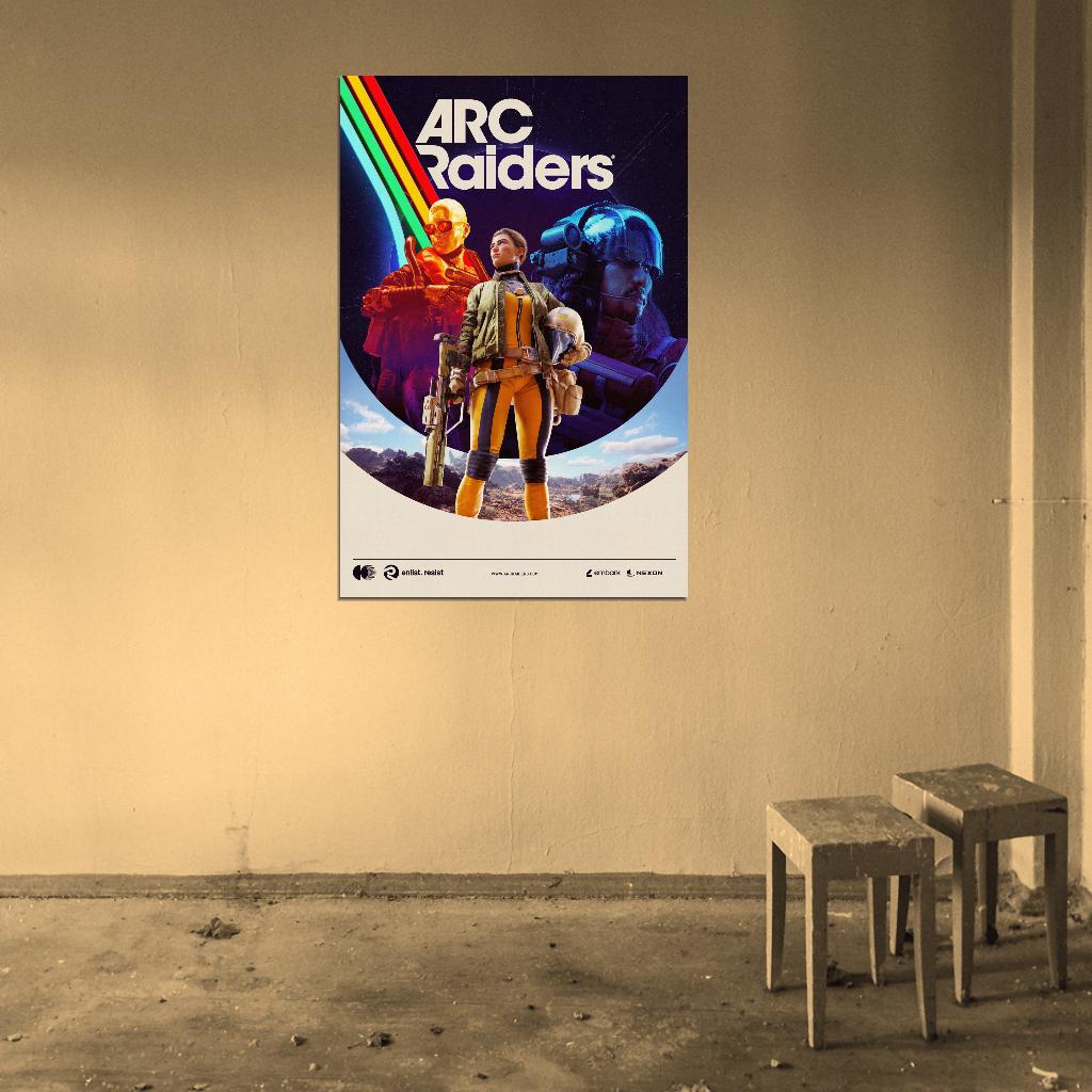 ARC Raiders Poster Epic Video Game Print Retro Wall Art Decor