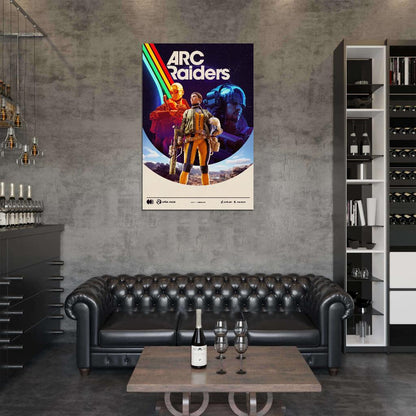 ARC Raiders Poster Epic Video Game Print Retro Wall Art Decor