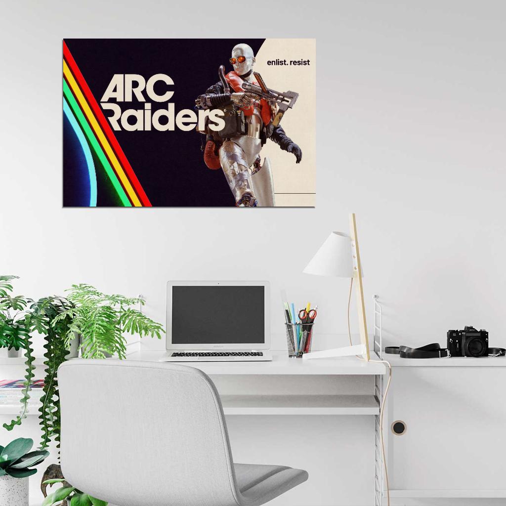 ARC Raiders Poster Gaming Art Character Video Game Premium Print Wall Decor