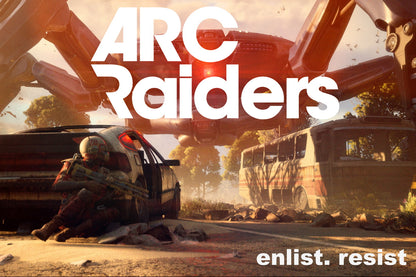 ARC Raiders Poster Robot The Queen Epic Concept Art Retro Sci-Fi Video Game Wall Decor